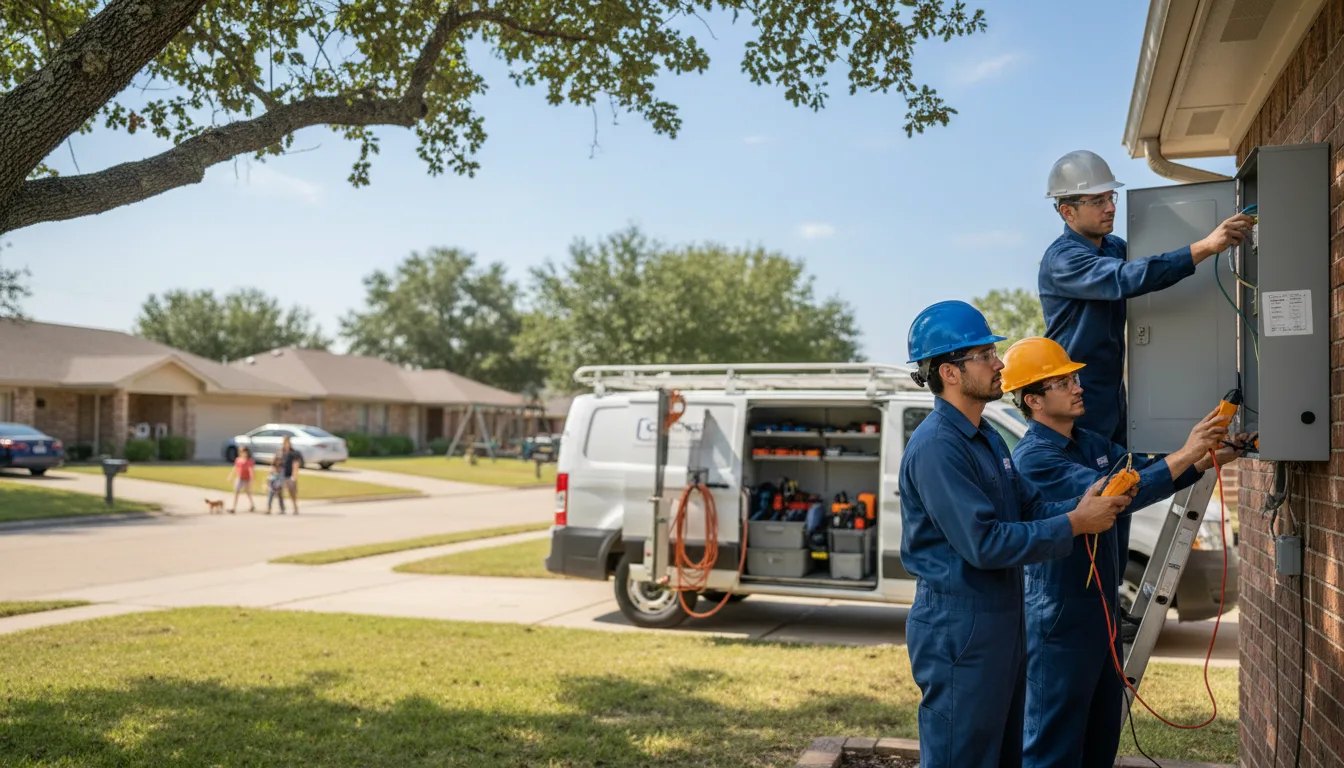 Certified electrician providing emergency electrical services in Lumpkin, GA